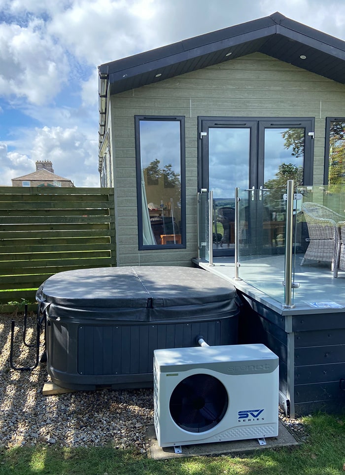 hot tub heat pump