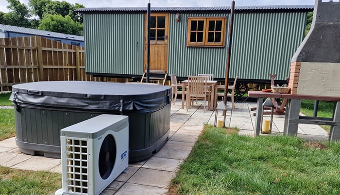 hot tub heat pump