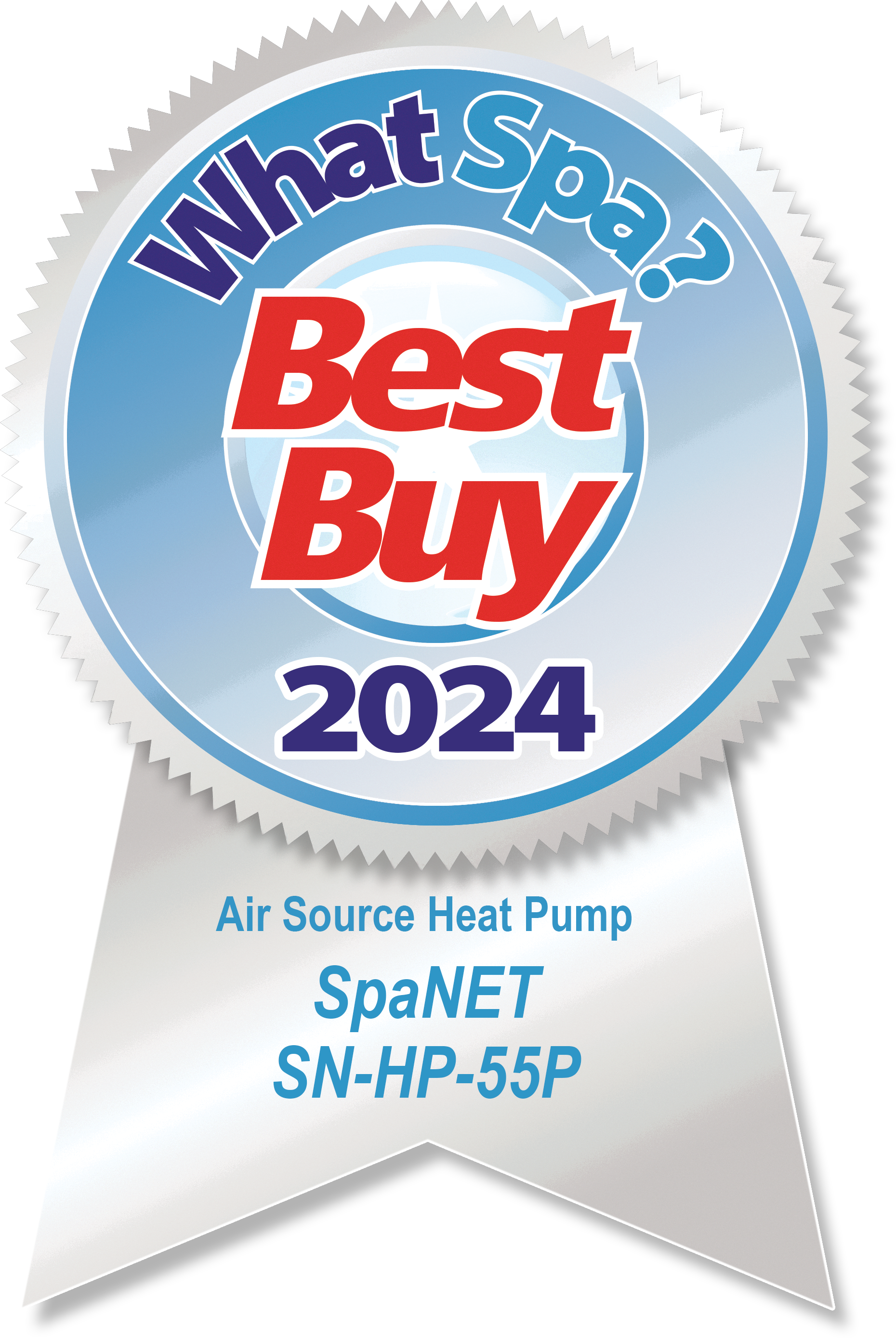 WhatSpa ASHP Best Buy Award 2024 SpaNET SN HP 55P