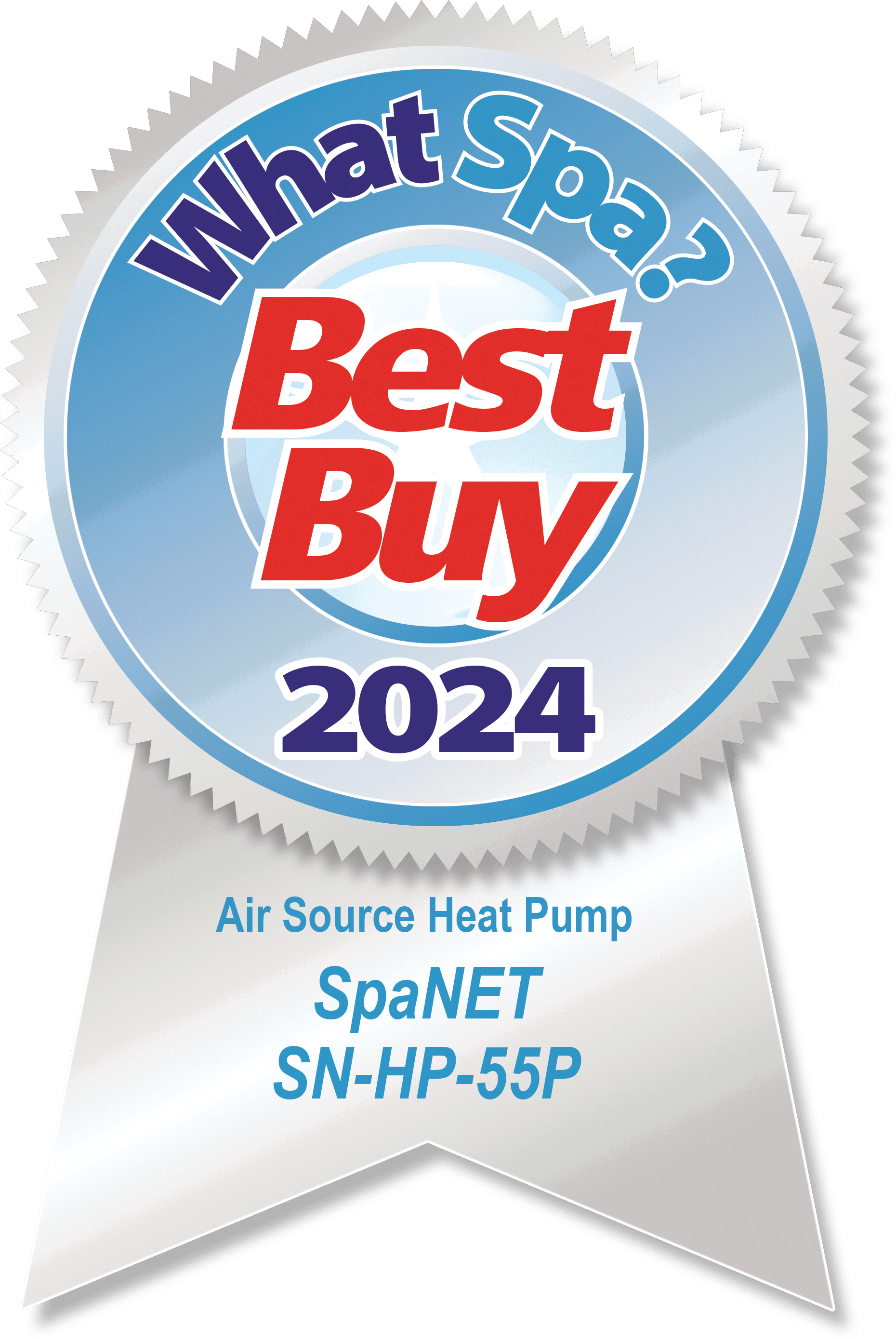 WhatSpa ASHP Best Buy Award 2024 SpaNET SN HP 55P