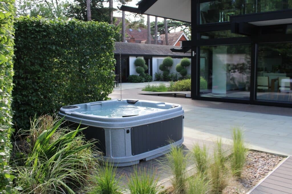 garden hot tub