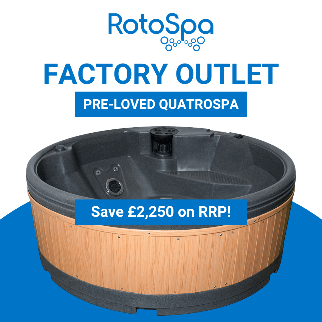 Pre-loved RotoSpa QuatroSpa - Save £2,250 on RRP 1 Pre-loved QuatroSpa Factory Outlet
