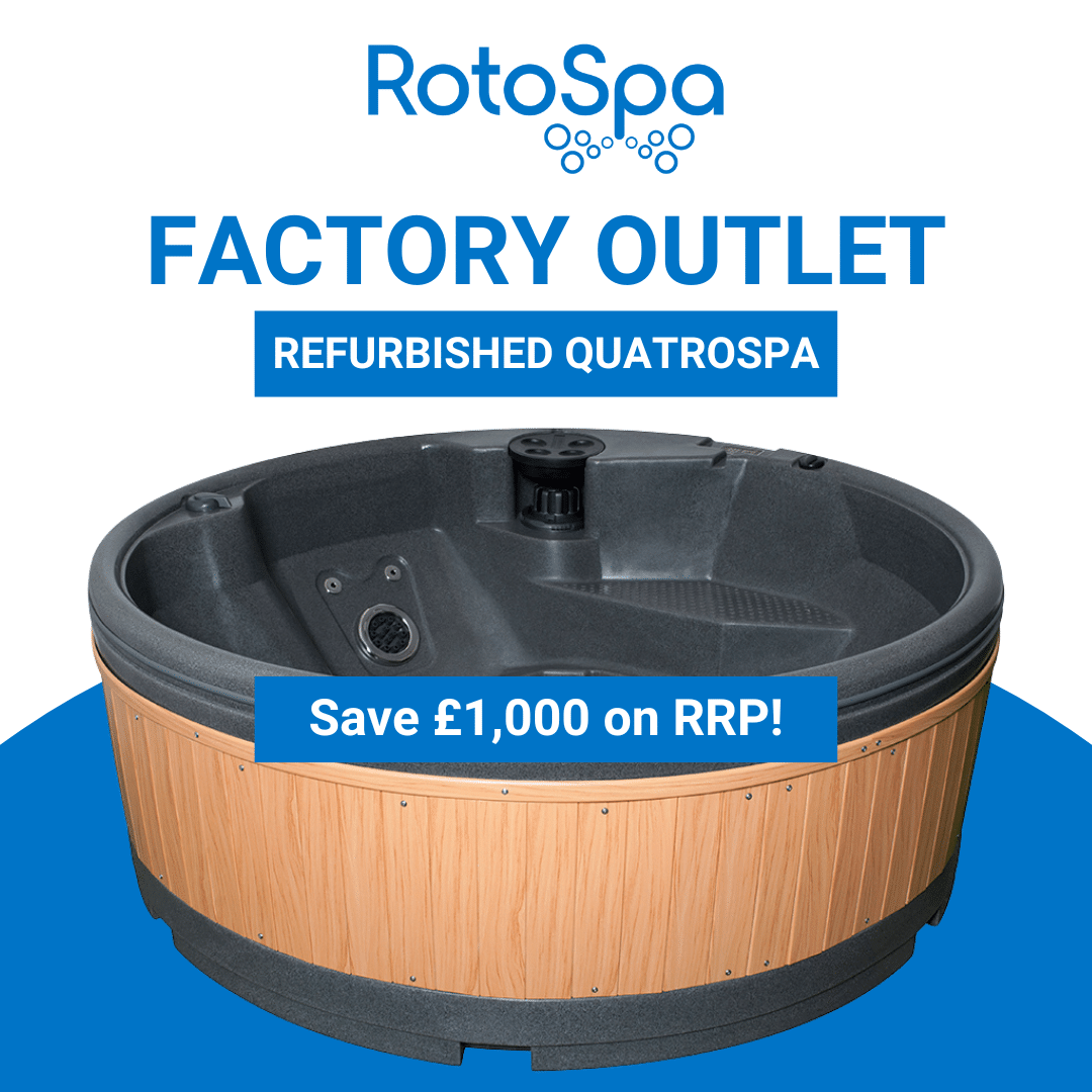 Refurbished RotoSpa QuatroSpa - Save £1,000 on RRP 1 Refurbished QuatroSpa 2 Factory Outlet